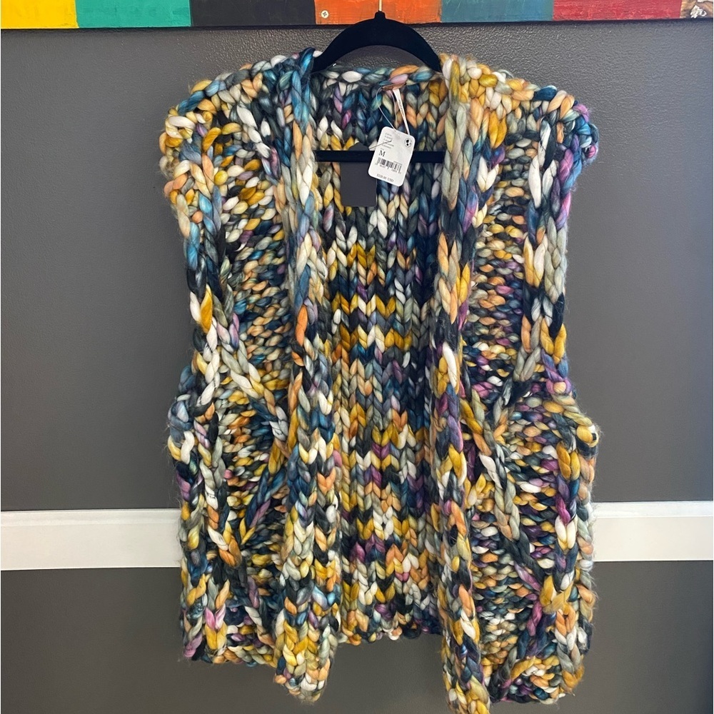 NWT Free People Knit arvest Medium Multicolor Retails for $228!